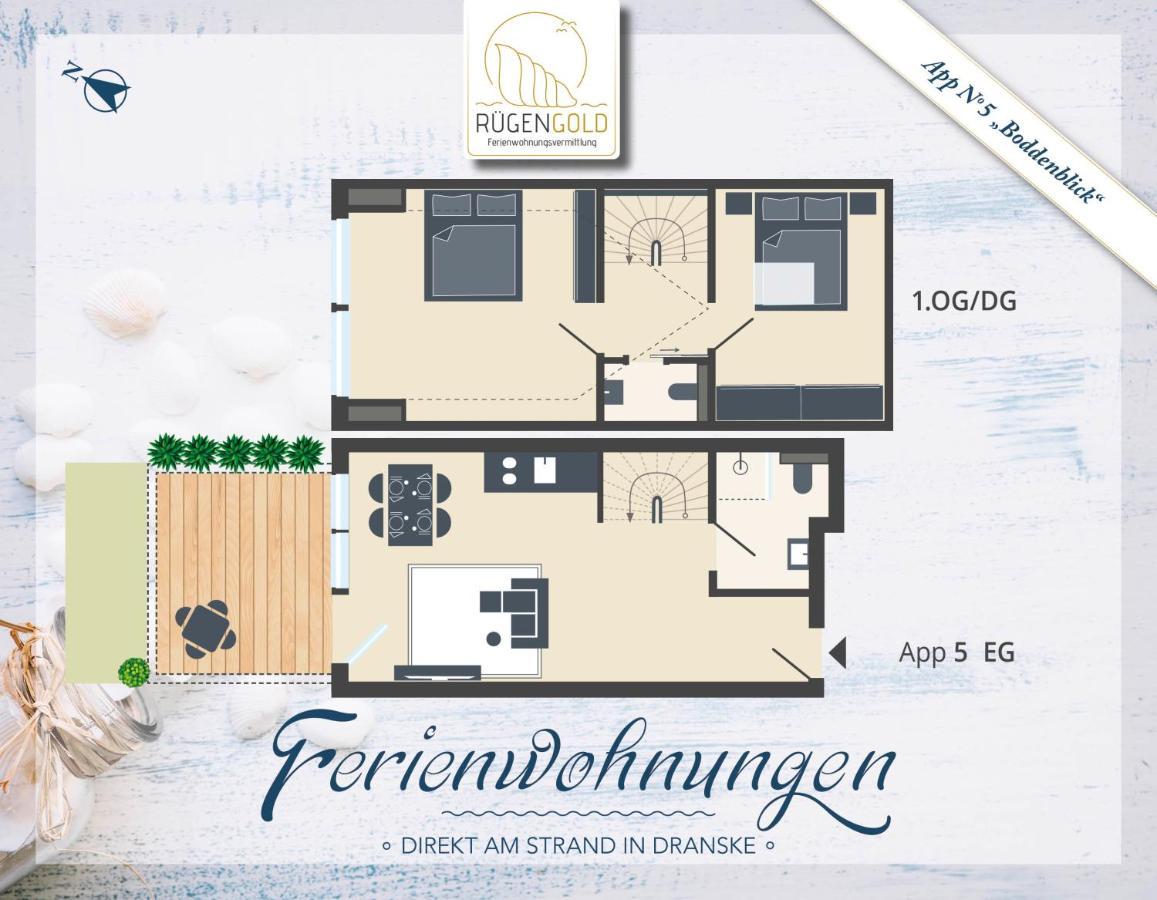 ,,Inselromantik" Appartement 3 Dranske Εξωτερικό φωτογραφία
